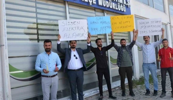 Aras Edaş’ı Protesto Ettiler