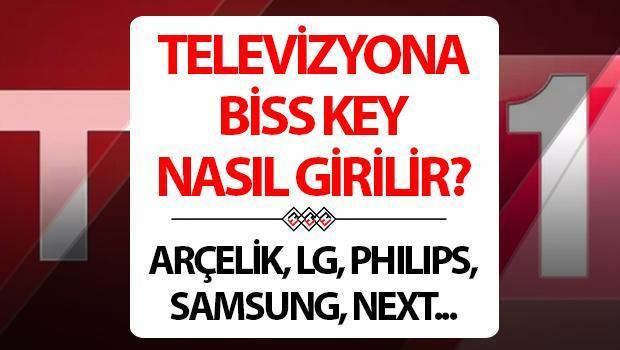 Arçelik, Lg, Next, Philips, Samsung TRT 1 Biss Key Nasıl Girilir?