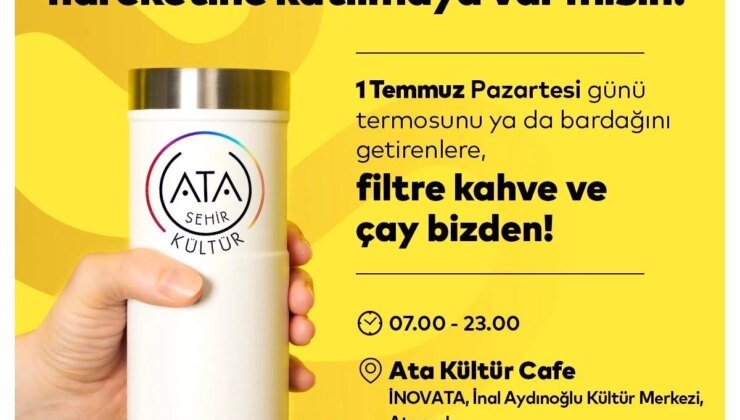 Ataşehir Belediyesi Plastiksiz Temmuz Hareketine Destek Veriyor