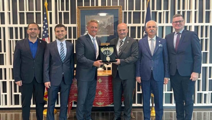 ATO Başkanı Gürsel Baran, ABD Büyükelçisi Jeffry Lane Flake’i Ziyaret Etti