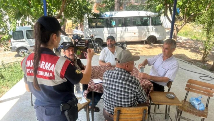 Aydın’da Jandarma Orman Yangınları Konusunda Bilgilendirme Yaptı