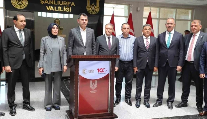 Bakan Kurum Şanlıurfa’da