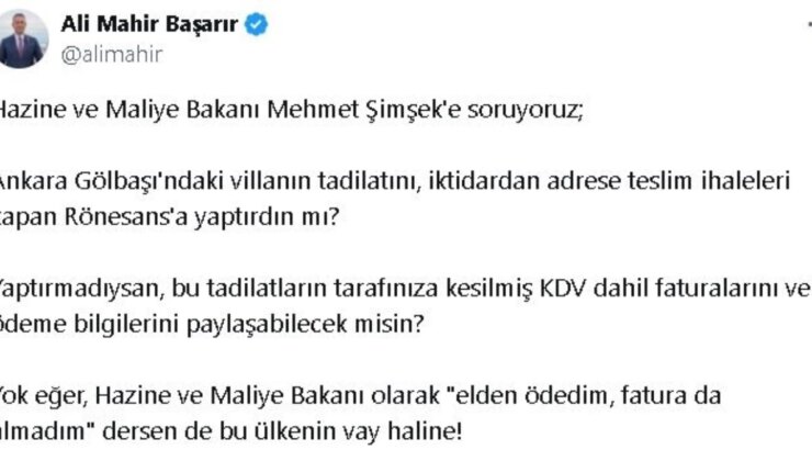 Bakan Şimşek’in Evinde Son 10 Yılda Tadilat Yapılmadı