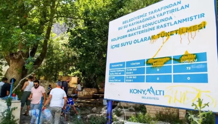 Bakterili Kaynak Suyunun Etrafı Kapatıldı, İnanmayıp Teli Kestiler! Şişesini Kapan Geliyor