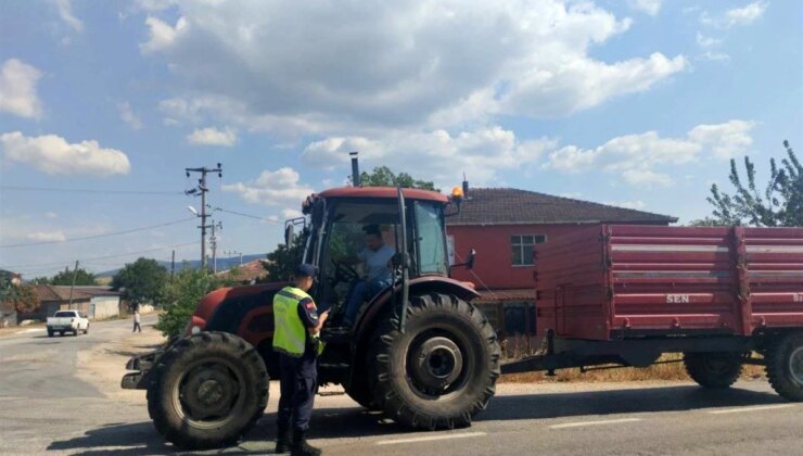 Balıkesir’de Traktör ve Tarım Araçlarına Denetim