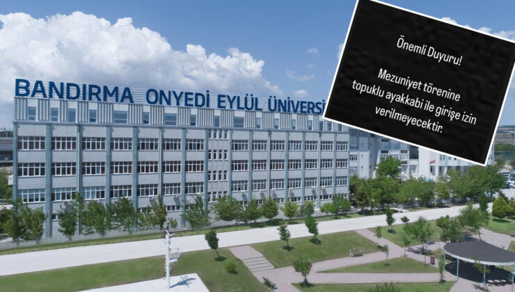 Bandırma Üniversitesi Mezuniyet Merasiminde Topuklu Ayakkabıyı Yasakladı