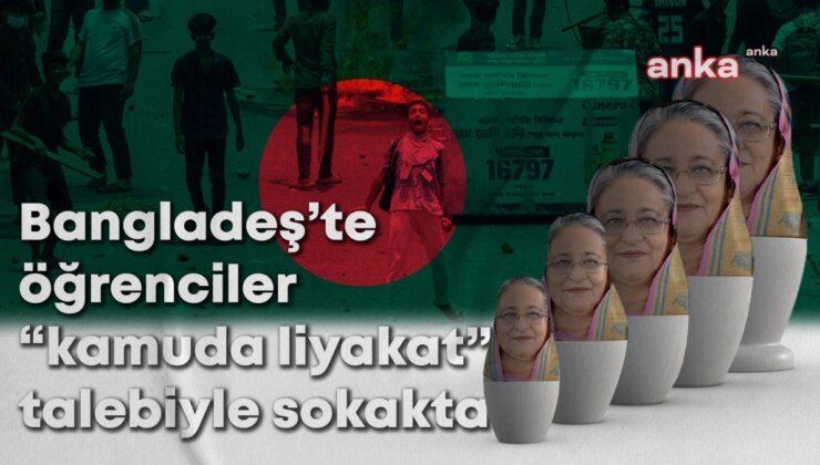 Bangladeşli Öğrenciler Hükümetin Kontenjan Düşürme Teklifini Protesto Ediyor