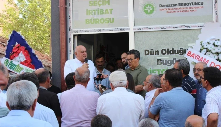 Başkan Erkoyuncu Seçim Ofisini Açtı