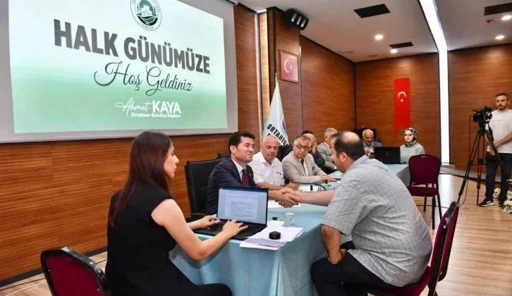 Başkan Kaya, İlk Halk Günü Toplantısını Gerçekleştirdi