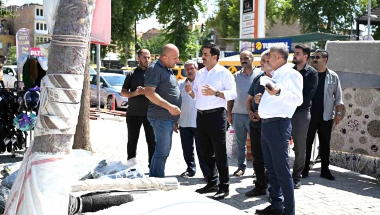 Battalgazi Belediye Başkanı Bayram Taşkın, Öğretmenevi Konteyner Çarşısının Üstünü Kapattı