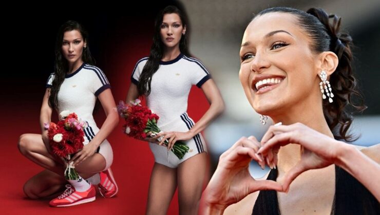 Bella Hadid Spor Giysi Markası İçin Poz Verdi