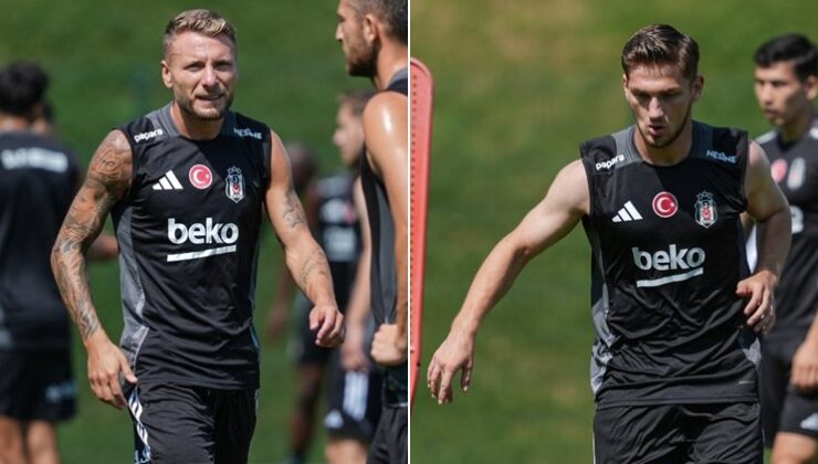 Beşiktaş’ta Ciro Immobile ve Semih Kılıçsoy, Grupla Çalıştı