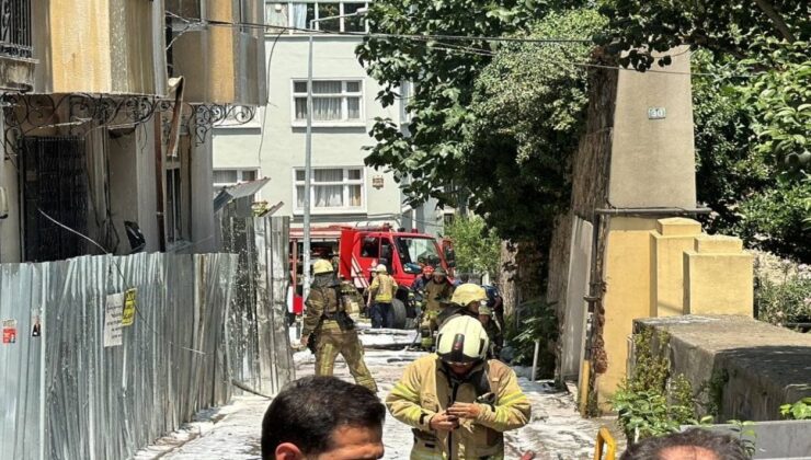 Beyoğlu’nda Metruk Binada Yangın!