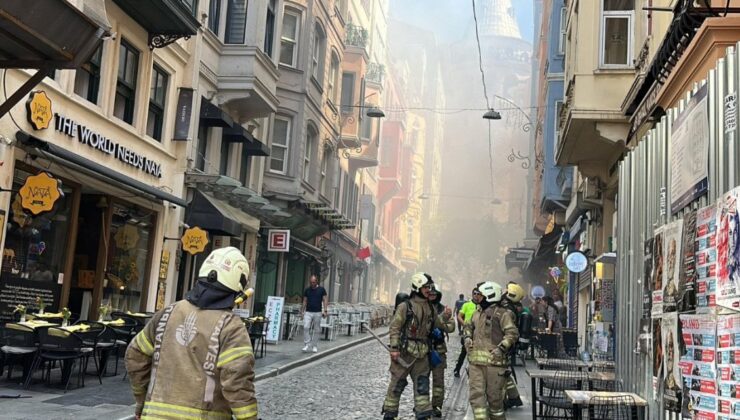 Beyoğlu’nda Yangın Paniği!