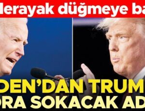 Biden’dan Trump’ı Zora Sokacak Adım… Giderayak Düğmeye Bastı