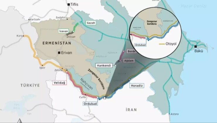 Binlerce Km Ötede ”Zengezur Koridoru” Paniği: Açılırsa Projemiz Tehlikeye Girer