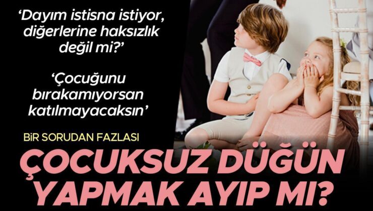 Bir Sorudan Fazlası I Çocuksuz Düğün Yapmak Ayıp Mı?