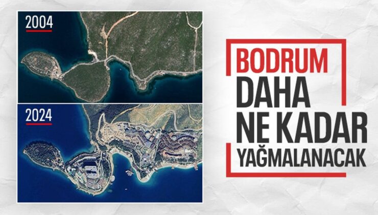 Bodrum’daki Güvercinlik Koyu’nun 20 Yıllık Değişimi