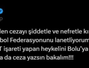 Bolu Belediye Başkanı Tanju Özcan, Merih Demiral’ın UEFA Tarafından Verilen Cezaya Tepki Gösterdi