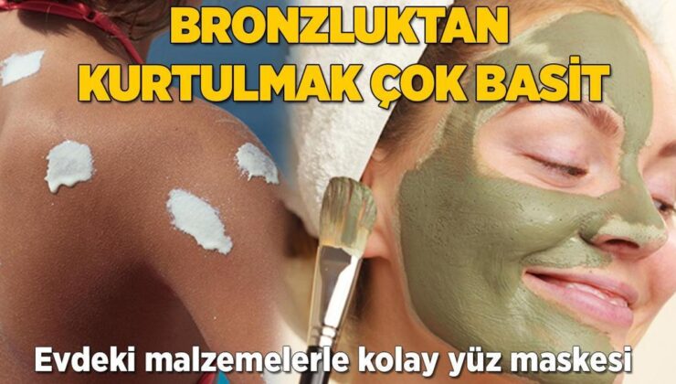 Bronzluktan Kurtulmak Bu Kadar Basit! Evdeki Gereçlerle Kolay Yüz Maskesi