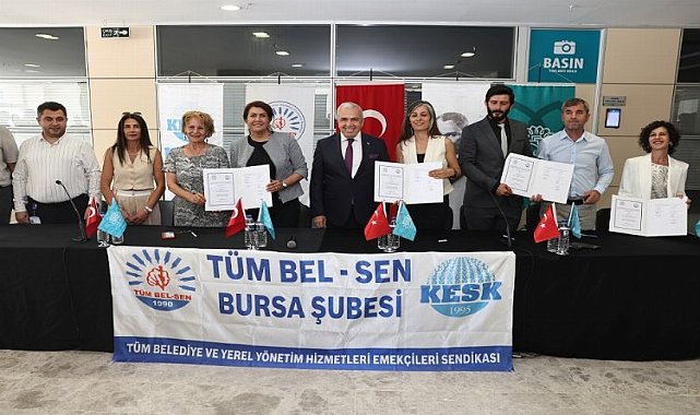 Bursa Nilüfer’de Toplu İş Sözleşmesi Sevinci