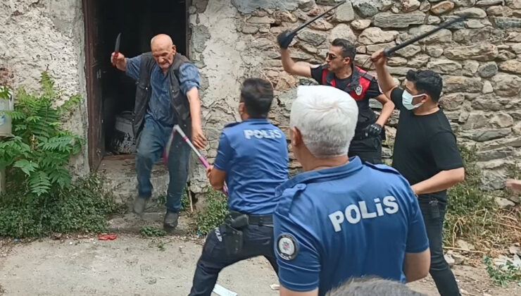 Bursa’da Çöp Ev Operasyonu: Ev Sahibi Polisi Bıçakladı