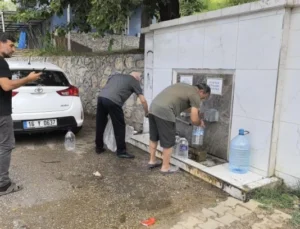 Bursa’da Köylüler Yabancılardan Bıktı Çeşmelerinden Su Almak İsteyenler İçin Kartlı Sistem Başlattı