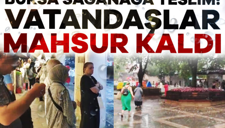 Bursa’da Sağanak: Vatandaş Alt Geçitlere Sığındı!