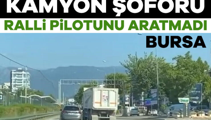 Bursa’da Şehir İçinde Attığı Makasla Trafiği Birbirine Kattı