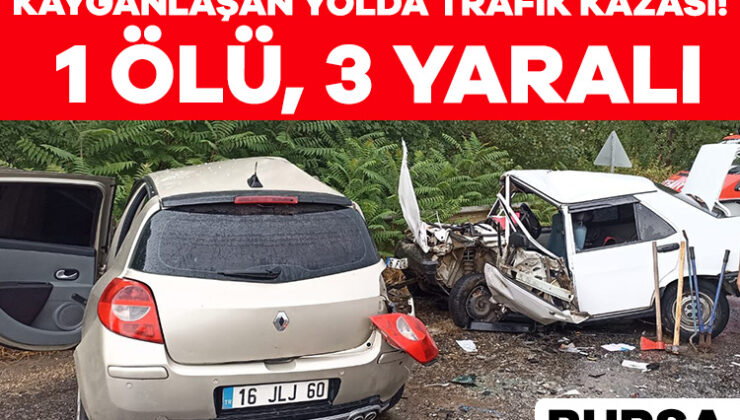 Bursa’da Trafik Kazası: 1 Ölü, 3 Yaralı