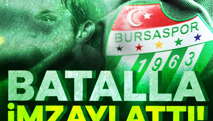 Bursaspor Batalla ile Sözleşme İmzaladı