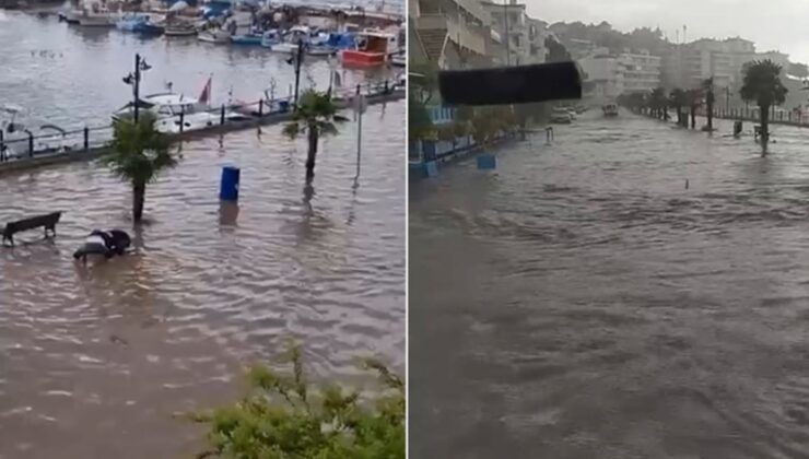 Bursa’yı Sağanak Vurdu… Yollar Göle Döndü