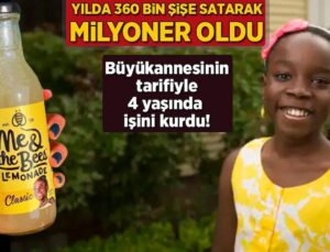 Büyükannesinin Tanımıyla 4 Yaşında İşini Kurdu! Yılda 360 Bin Şişe Satıp Milyoner Oldu