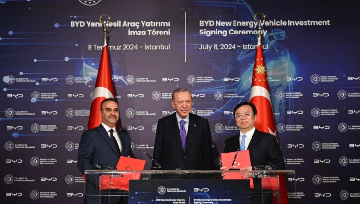 Byd ile Türkiye Arasında Yatırım Anlaşması İmzalandı