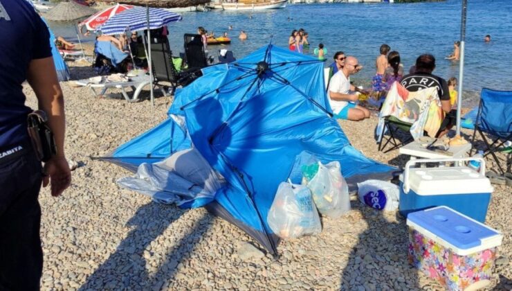 Çadır Kampına Sıkı Denetim: Tatil Hayalleri Yarıda Kesildi