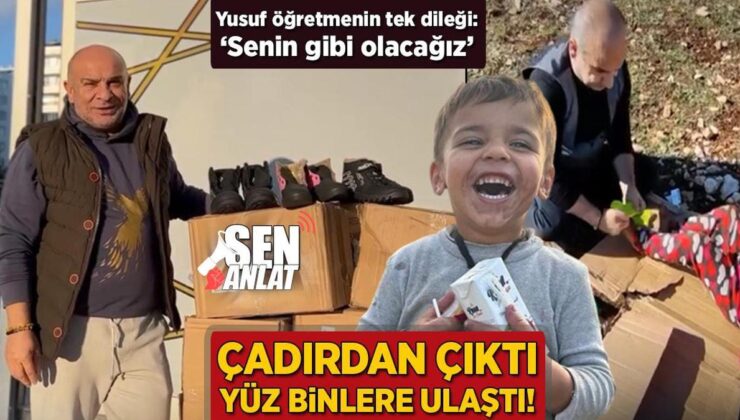 Çadırdan Çıktı, Yüz Binlere Ulaştı! Yusuf Öğretmen’in Tek Dileği: ‘Senin Gibi Olacağız’