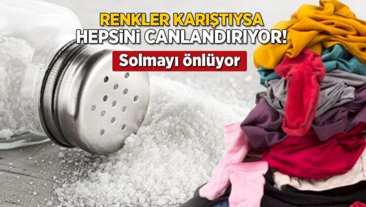 Çamaşırların Rengi Karıştıysa Paniğe Gerek Yok! Yarım Su Bardağı Koy, Eskiye Döndür