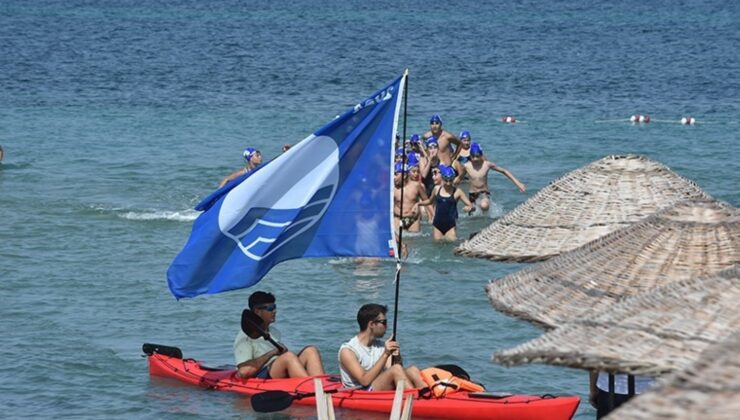 Çanakkale Plajlarında Bu Sene de Mavi Bayrak Dalgalanıyor