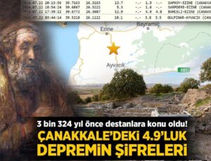 Çanakkale’deki 4.9’luk Depremin Şifreleri! 3 Bin 324 Yıl Önce Destanlara Konu Oldu