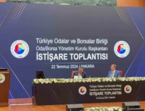 Çerkezköy Ticaret ve Sanayi Odası Yönetim Kurulu Başkanı Çetin, TOBB’daki Toplantıda Taleplerini Dile Getirdi