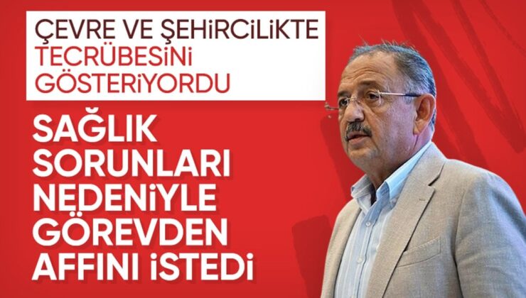 Çevre, Şehircilik ve İklim Değişikliği Bakanı Mehmet Özhaseki Görevini Bıraktı