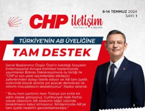 CHP İletişim Haftalık E-Bülten Yayın Hayatına Başladı