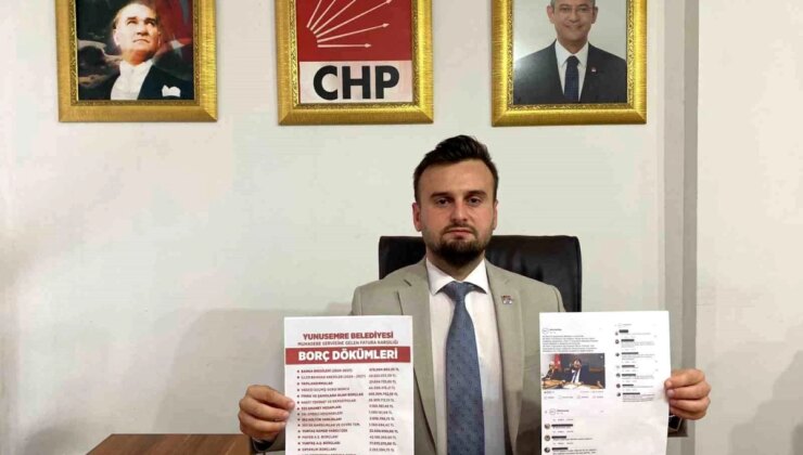 CHP Yunusemre İlçe Başkanı Mehmet Arslan, Ak Parti’nin İddialarına Cevap Verdi