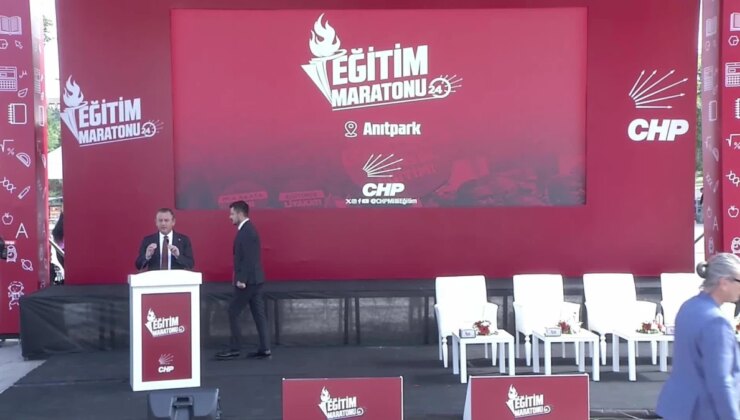 CHP’den 24 Saatlik Eğitim Maratonu… Özgür Özel: Tam Gün Hiç Susmadan Buradan Milli Eğitim Konuşacağız (1)