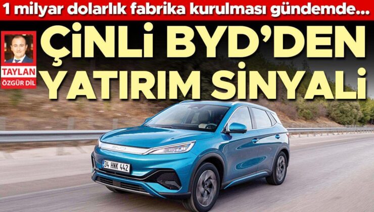 Çinli Byd’den Yatırım Sinyali… Vw’nin Vazgeçtiği Toprağa 1 Milyar Dolarlık Fabrika Kurulması Gündemde