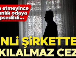 Çinli Şirketten Akıl Almaz Ceza… İstifa Etmeyince Karanlık Odaya Hapsedildi…