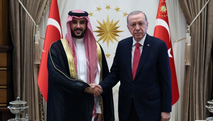 Cumhurbaşkanı Erdoğan, Suudi Arabistan Savunma Bakanı ile Görüştü