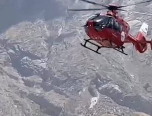 Dağlık Alanda Rahatsızlandı, İmdadına Ambulans Helikopter Yetişti