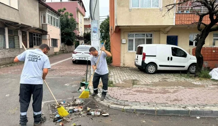 Darıca Belediyesi Sel Tehlikesine Karşı Teyakkuzda