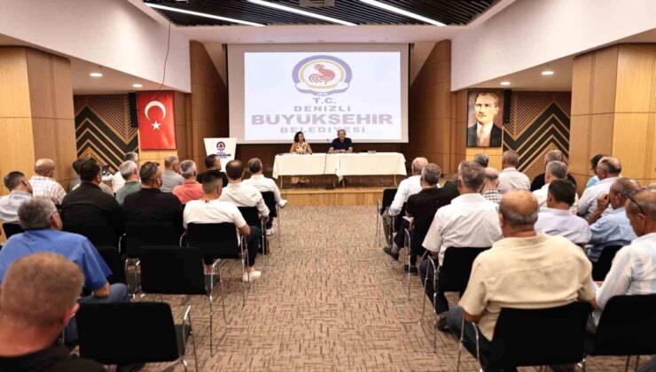 Denizli Büyükşehir Belediyesi Kent Konseyi Muhtarlarla Buluştu